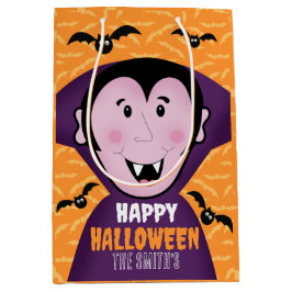 Vampire Dracula Bats Kinder Niedlich glückliches H Mittlere Geschenktüte