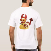 Vampire Ducky (weißer T - Shirt) T-Shirt (Rückseite)