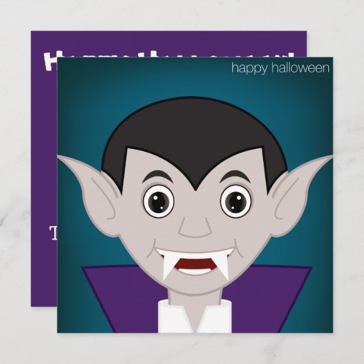 Vampire Einladung (Vorne/Hinten)