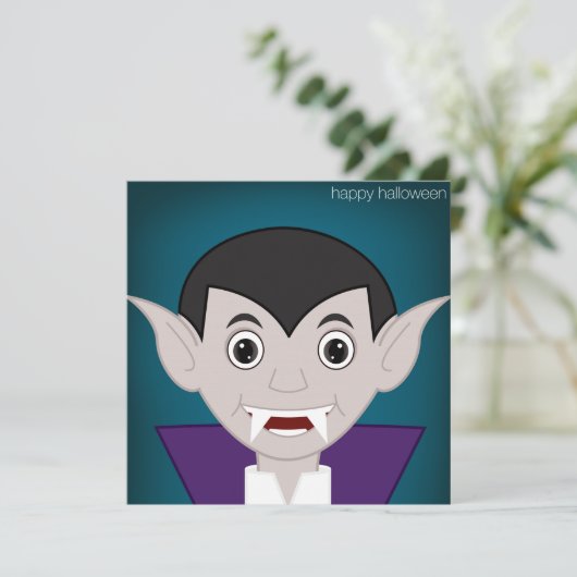 Vampire Einladung (Stehend Vorderseite)