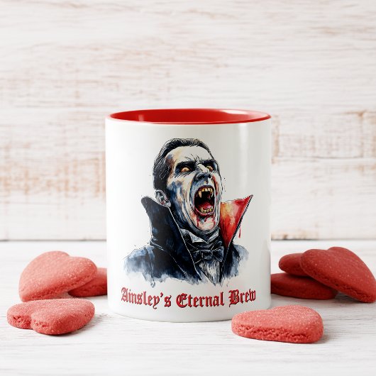 Vampire Eternal Brew Red Black Zweifarbige Tasse