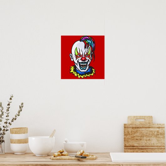 Vampire Evil Clown Poster (Küche)