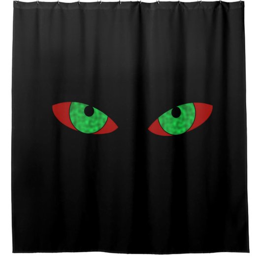 Vampire Eyes Duschvorhang (Vorderseite)