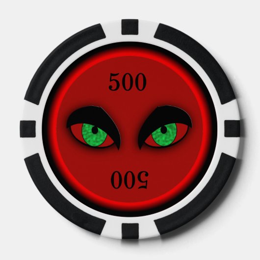 Vampire Eyes Pokerchips (Vorderseite)
