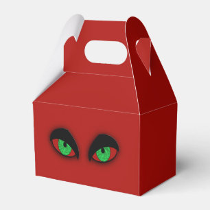 Vampire Eyes Red Halloween Favor Box Geschenkschachtel