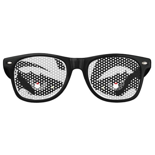 Vampire Eyes Sonnenbrille Spaß Zombie Kostümgesche (Vorderseite)