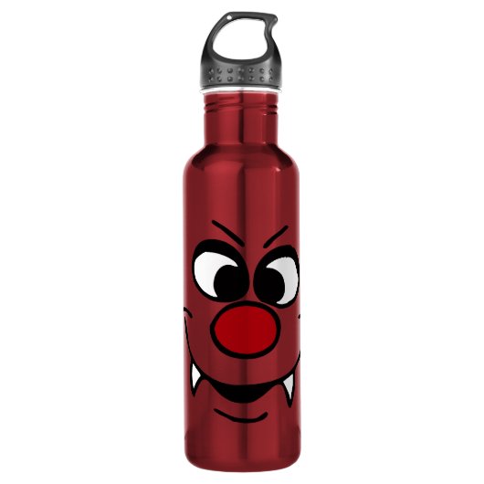 Vampire Face Grumpey Trinkflasche (Vorderseite)