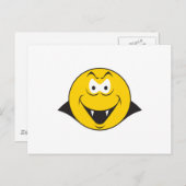 Vampire Face Postkarte (Vorne/Hinten)