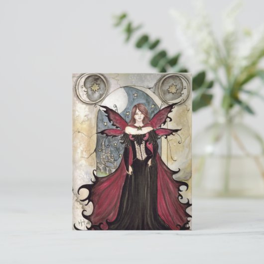 Vampire Fairy Postkarte (Stehend Vorderseite)
