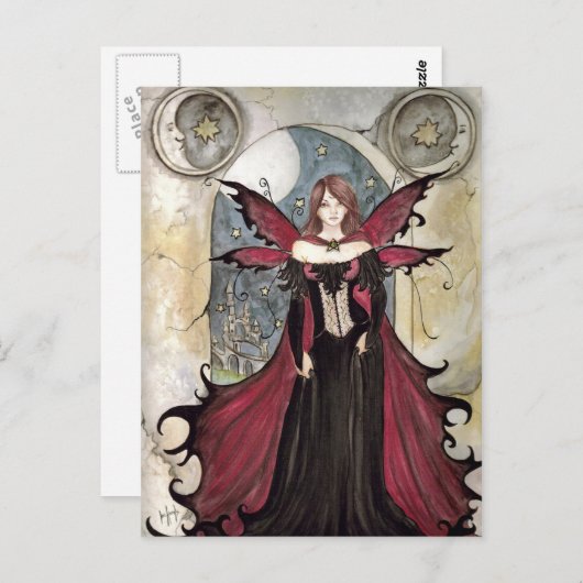 Vampire Fairy Postkarte (Vorne/Hinten)