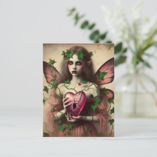 Vampire Fairy Postkarte (Stehend Vorderseite)