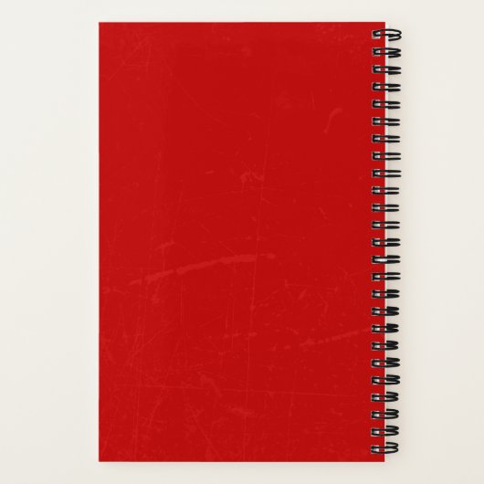 Vampire Fangs Horror Notizblock (Rückseite)