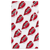 Vampire Fangs Kleine Geschenktüte (Rückseite)