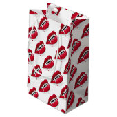 Vampire Fangs Kleine Geschenktüte (Rückseite Schrägansicht)