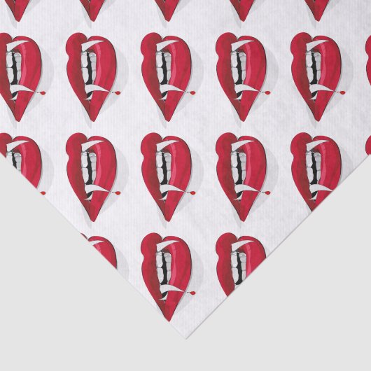 Vampire Fangs Seidenpapier (Ausschnitt)