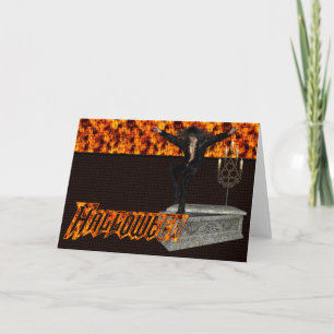 Vampire Fantasy Halloween Grußkarte Karte