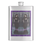 Vampire Flask Gothic Flask Halloween Flask Vampyre Flachmann (Vorderseite)