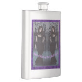 Vampire Flask Gothic Flask Halloween Flask Vampyre Flachmann (Rechts)