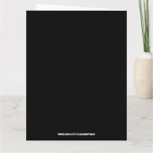 VAMPIRE FUNNY BIRTHDAY GREETING CARD KARTE (Rückseite)