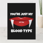 VAMPIRE FUNNY BIRTHDAY GREETING CARD KARTE (Vorderseite)