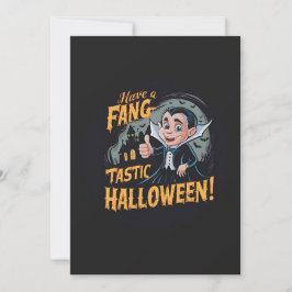Vampire Funny haben ein Fang-Tastic Halloween Einladung