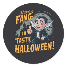 Vampire Funny haben ein Fang-Tastic Halloween