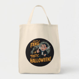 Vampire Funny haben ein Fang-Tastic Halloween Tragetasche