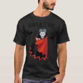 Vampire Funny Halloween Math T-Shirt (Vorderseite)