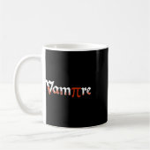 Vampire Funny Halloween Pi Day Joke Kostüm Math G Kaffeetasse (Links)