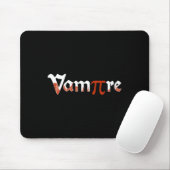 Vampire Funny Halloween Pi Day Joke Kostüm Math G Mousepad (Mit Mouse)