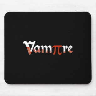 Vampire Funny Halloween Pi Day Joke Kostüm Math G Mousepad