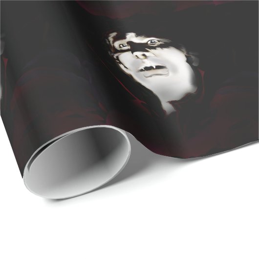 Vampire Geschenkpapier (Rolleneckpunkt)
