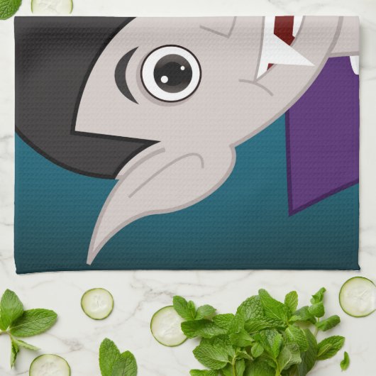 Vampire Geschirrtuch (Gefaltet)