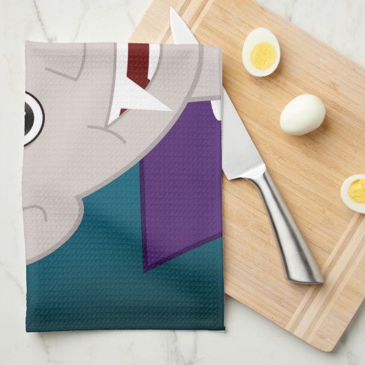 Vampire Geschirrtuch (Viertel Falte)