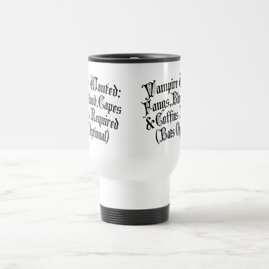 Vampire Gewollt Reisebecher (Mittel)