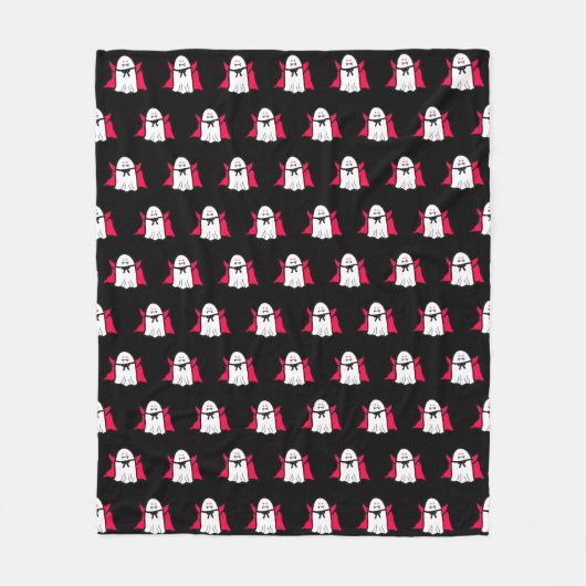 Vampire Ghosts on Black Fleecedecke (Vorderseite)