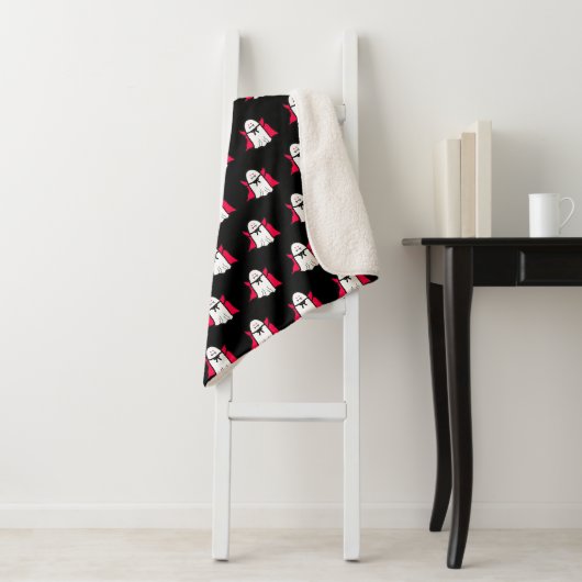 Vampire Ghosts on Black Sherpadecke (Beispiel)