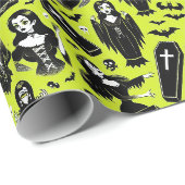 Vampire Ghouls Geschenkpapier (Rolleneckpunkt)
