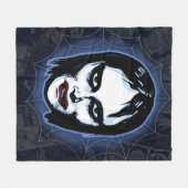 Vampire Girl (Horror) Fleecedecke (Vorderseite (Horizontal))