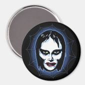 Vampire Girl (Horror) Magnet (Vorderseite/Rückseite)
