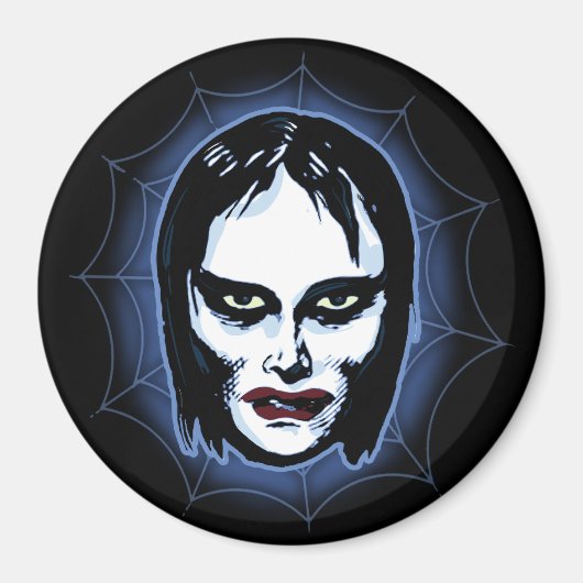 Vampire Girl (Horror) Magnet (Vorne)