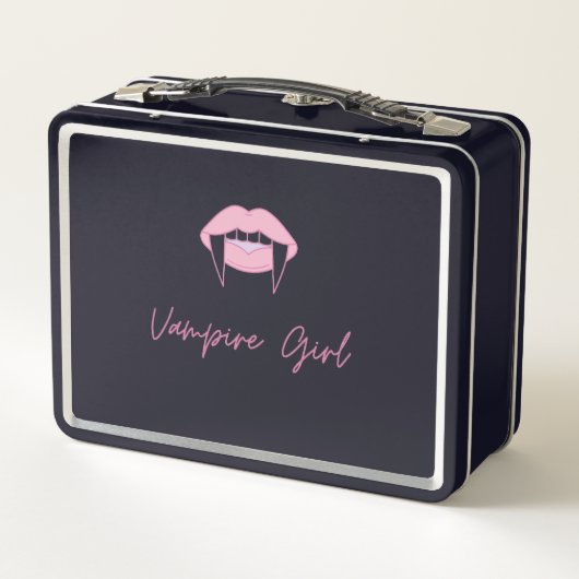 Vampire Girl Lunch Box | MakeUp-Speicherbox (Rückseite)