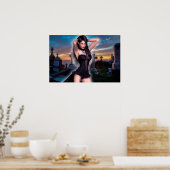 Vampire Girl Poster (Küche)