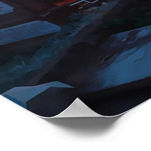 Vampire Girl Poster (Ecke)