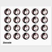 Vampire Girl Stickers (Blatt)
