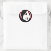 Vampire Girl Stickers (Tasche)