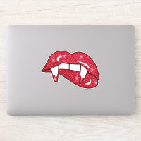 Vampire Glitzer Lippen Rote Monster Fanggeräte