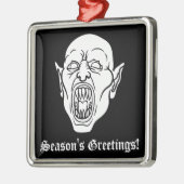 Vampire Goth Horror Dracula Ornament Aus Metall (Links)