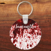 Vampire Goth - Spritzer mit personalisierter Schlü Schlüsselanhänger (Vorderseite)