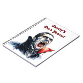 Vampire Gothic Dark Notizblock (Linke Seite)